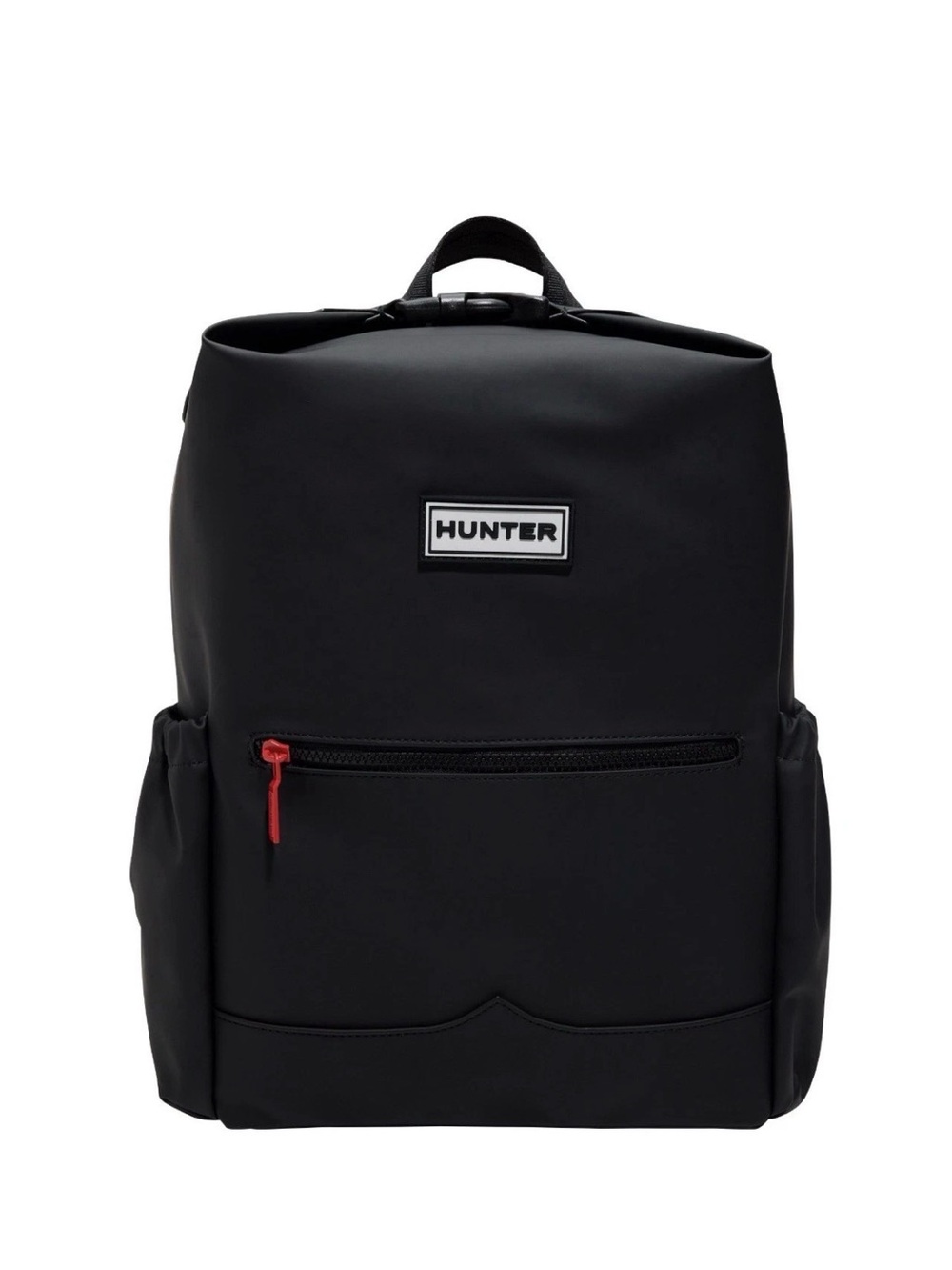 NWT Hunter Black Backpack with Red Zip Pull
